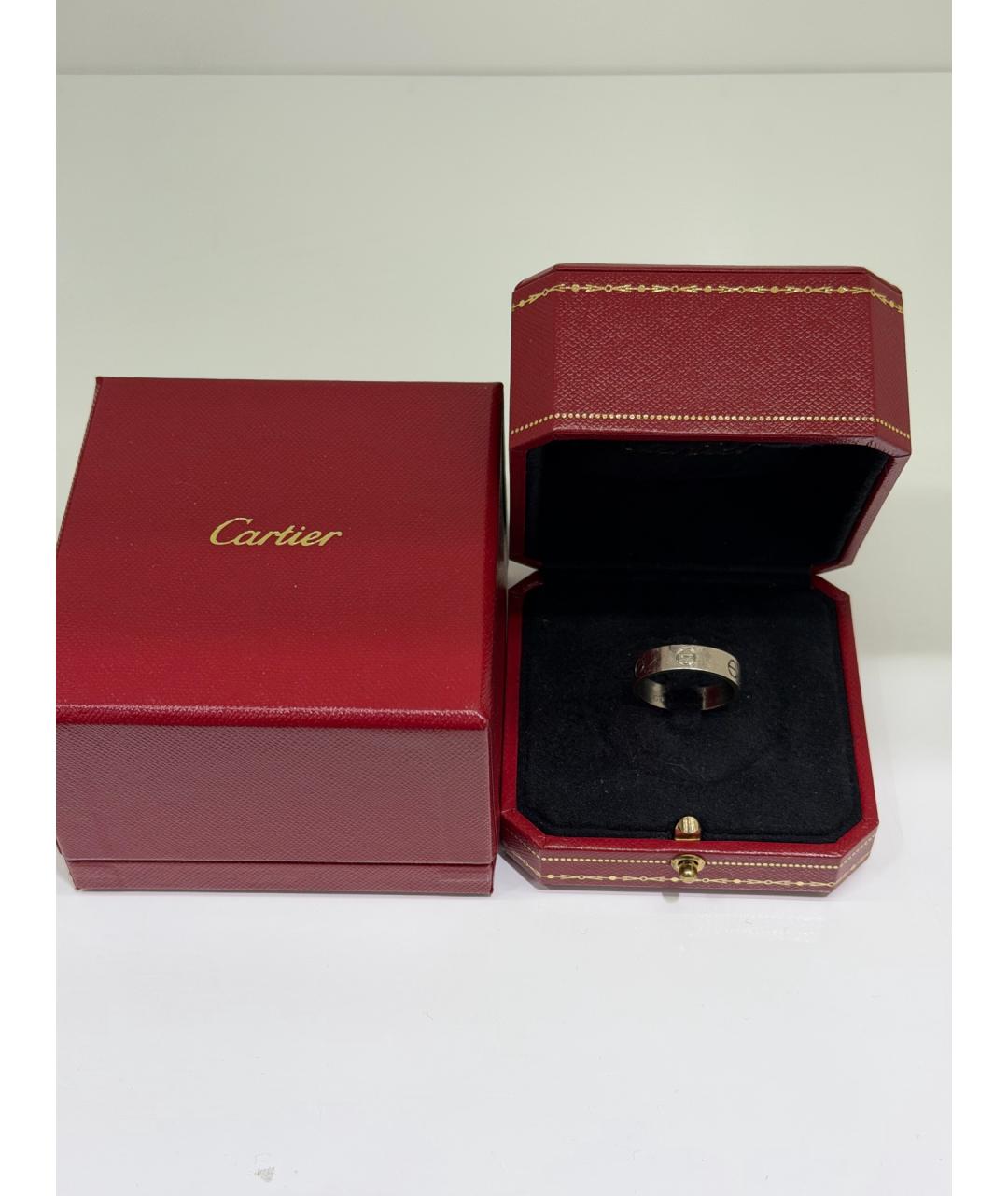 CARTIER Серебряное кольцо из белого золота, фото 4