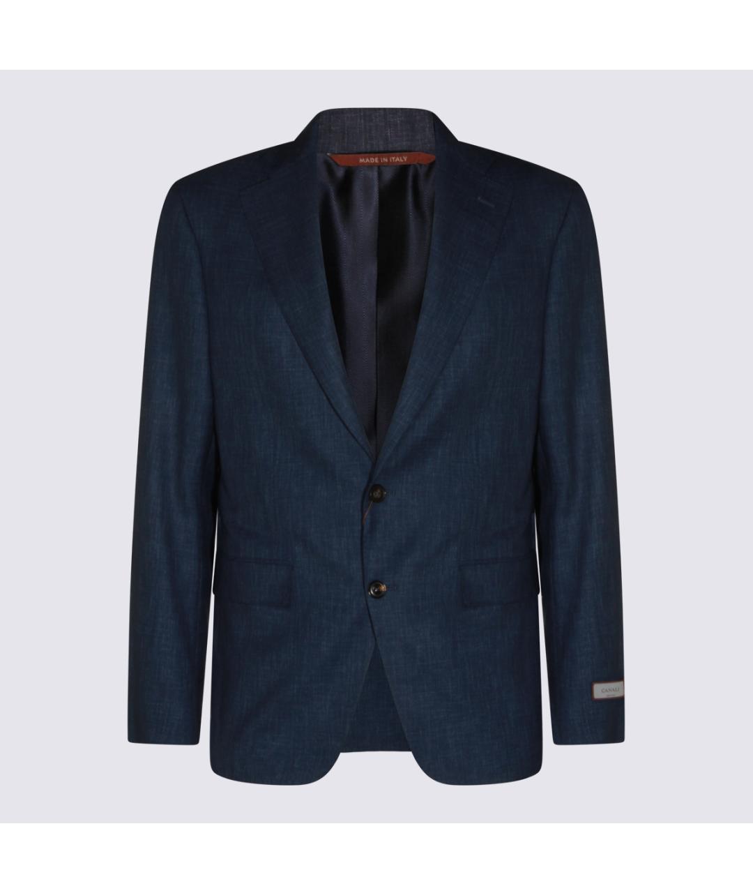 CANALI Синий классический костюм, фото 2
