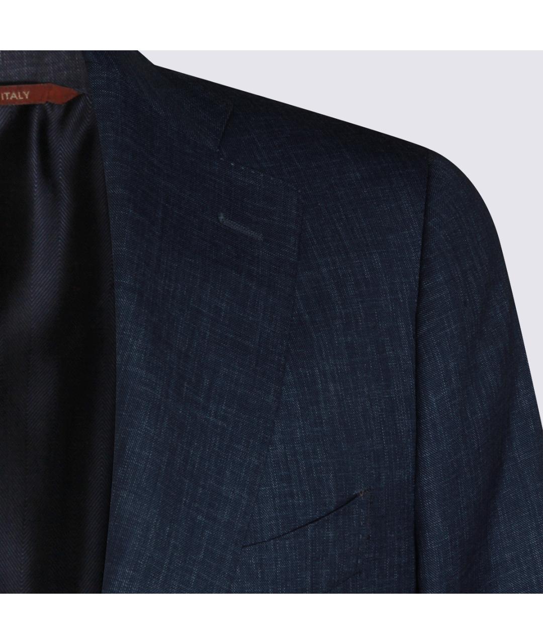 CANALI Синий классический костюм, фото 5
