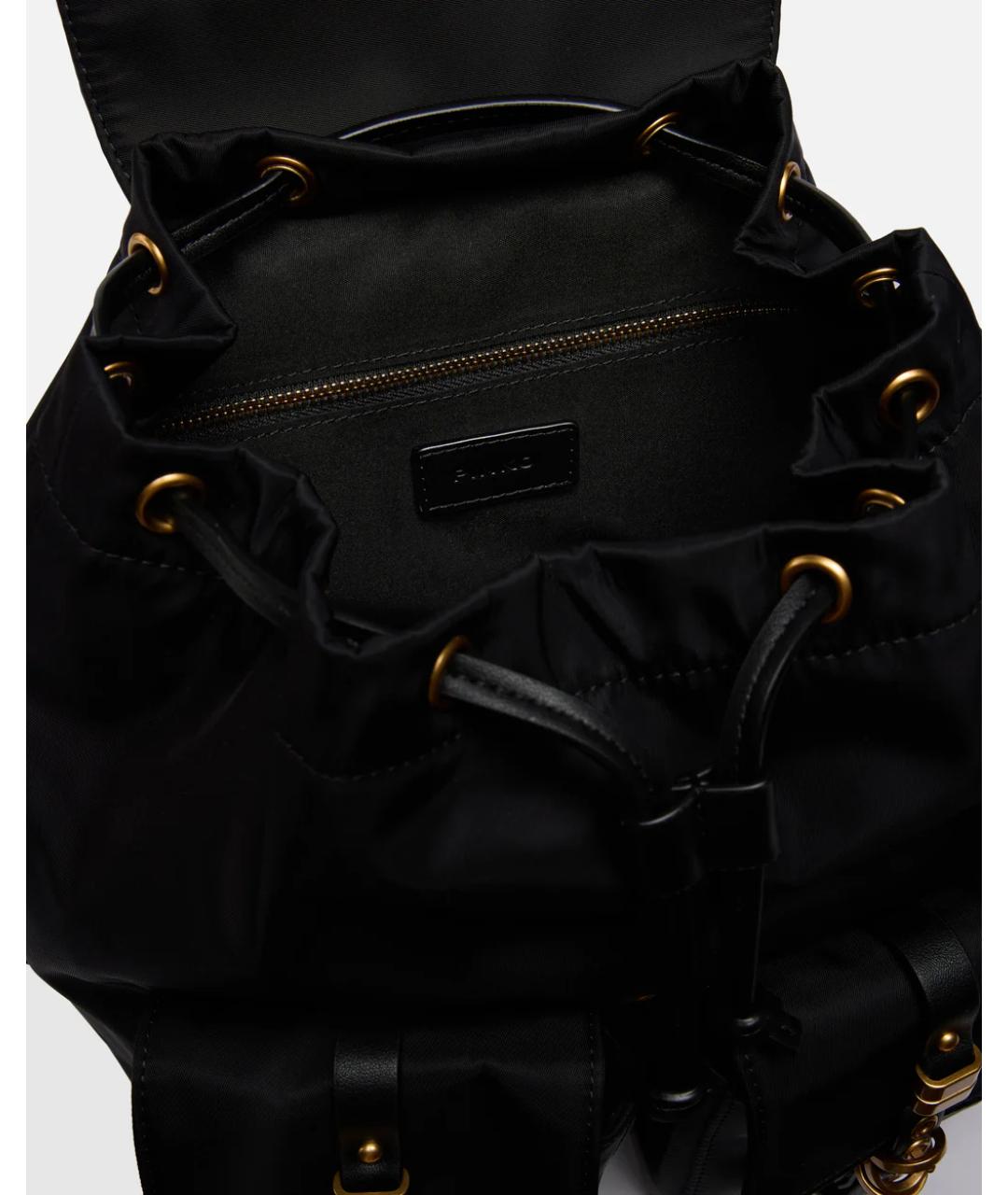 PINKO Черный синтетический рюкзак, фото 4