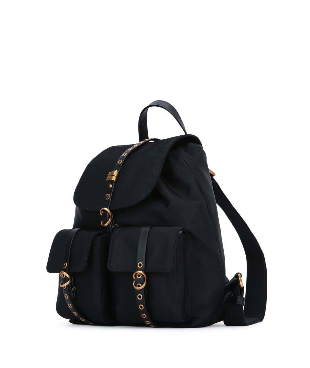 PINKO Черный синтетический рюкзак, фото 2