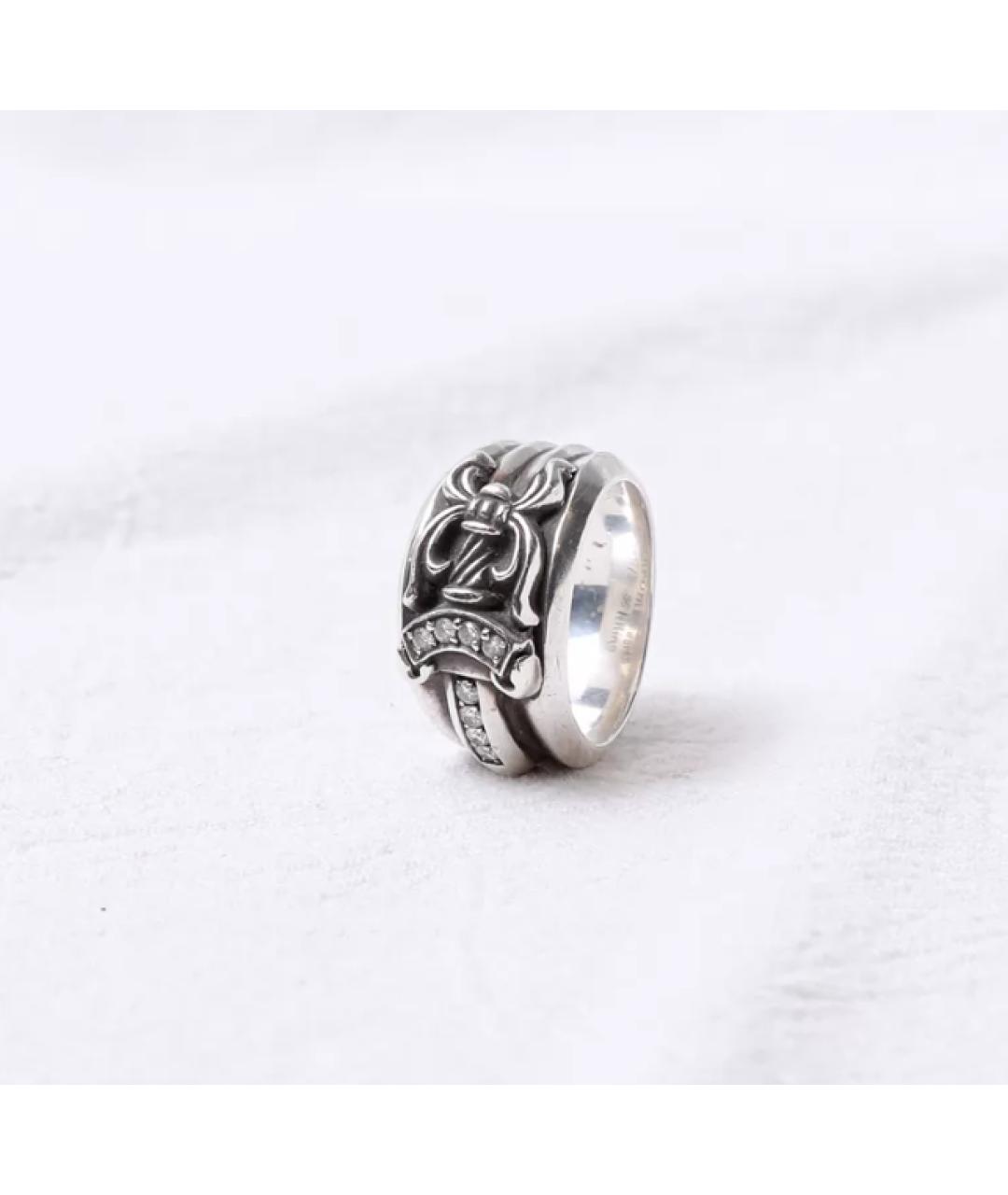 CHROME HEARTS Серебряное серебряное кольцо, фото 2