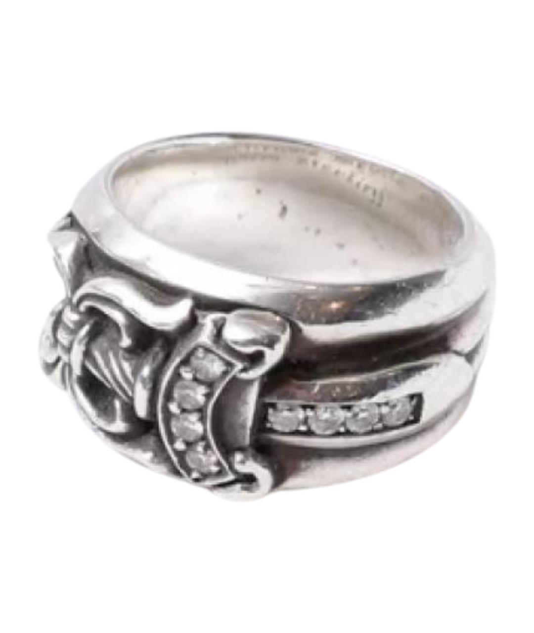 CHROME HEARTS Серебряное серебряное кольцо, фото 1