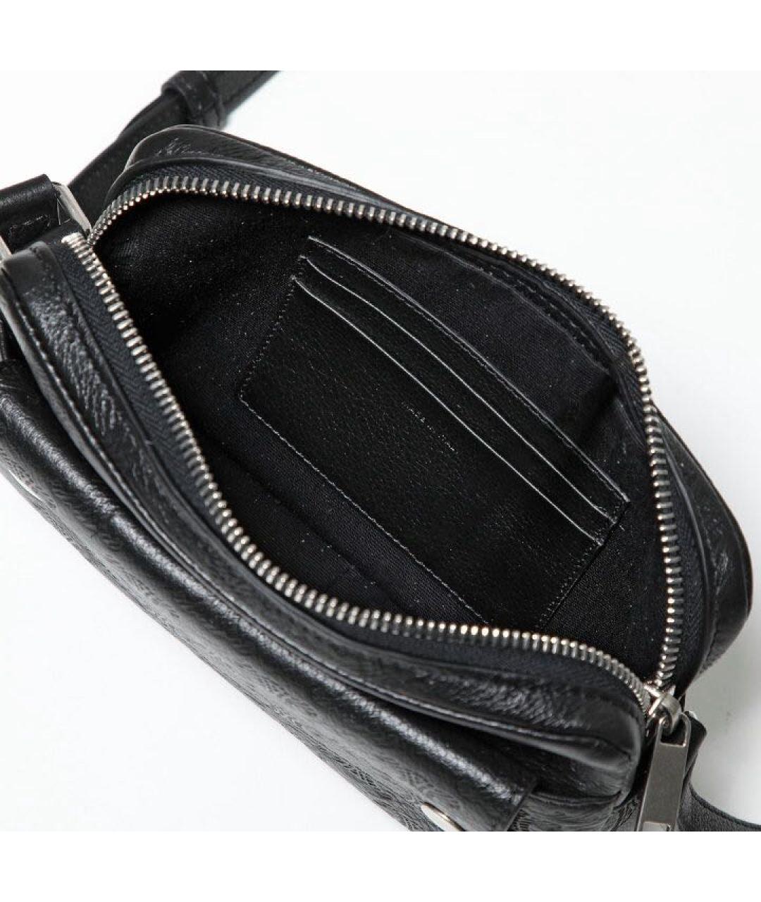 CELINE Черная кожаная сумка на плечо, фото 4
