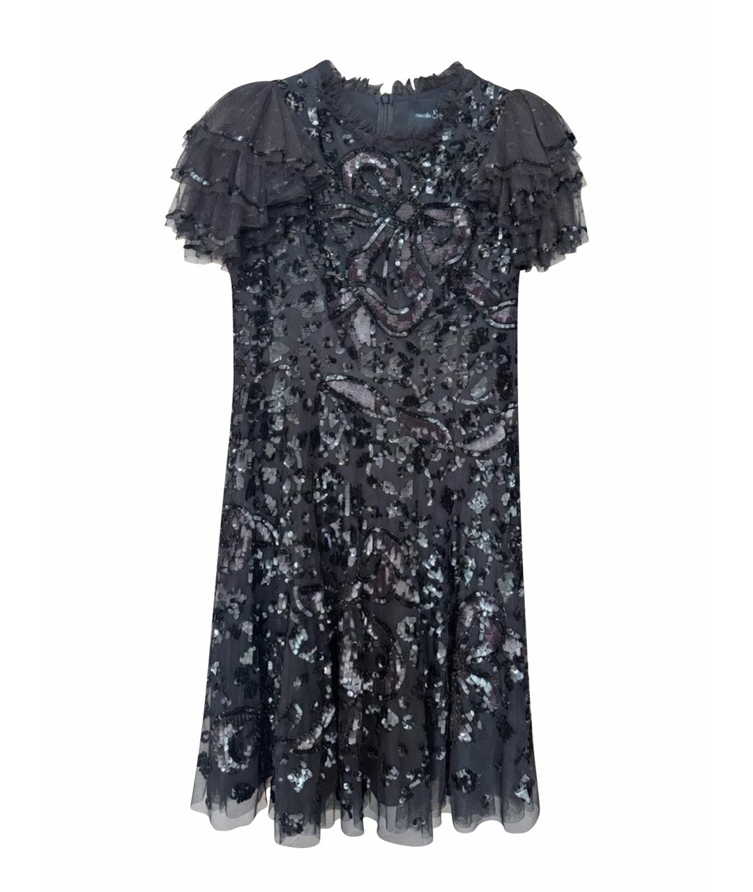 NEEDLE & THREAD Черное вечернее платье, фото 1