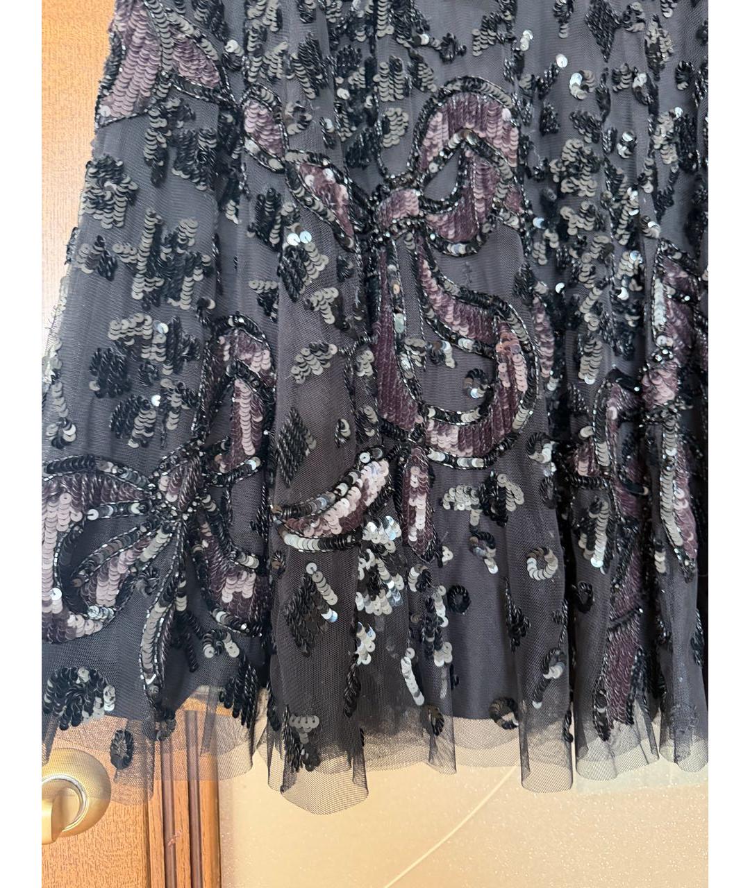 NEEDLE & THREAD Черное вечернее платье, фото 6