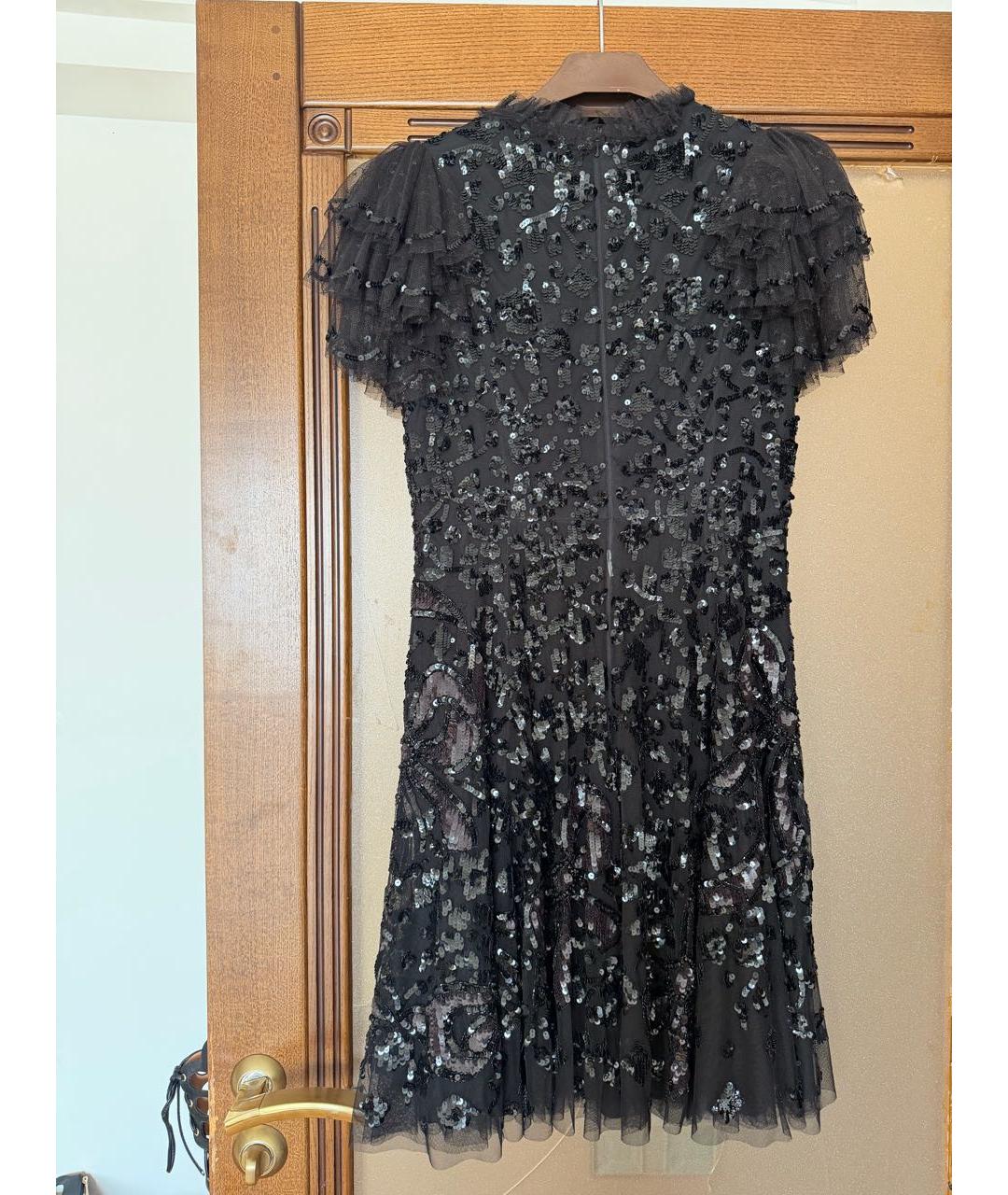 NEEDLE & THREAD Черное вечернее платье, фото 2