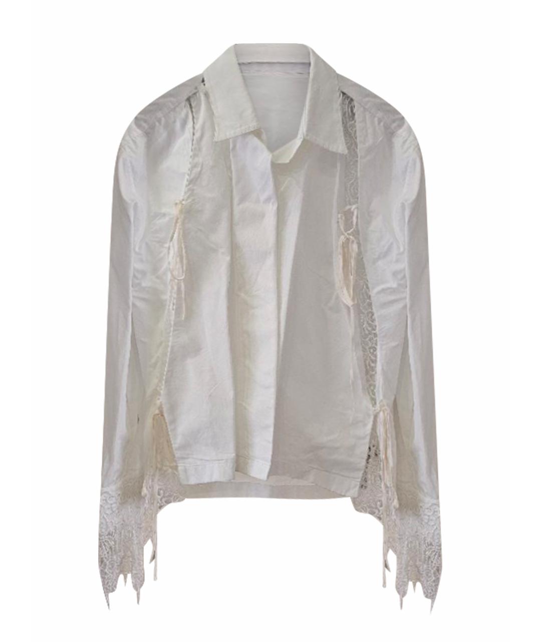 ERMANNO SCERVINO Белая хлопковая рубашка, фото 1