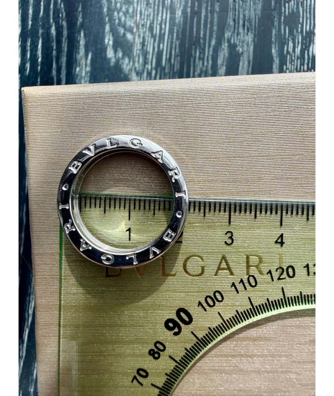 BVLGARI Серебряное кольцо из белого золота, фото 5