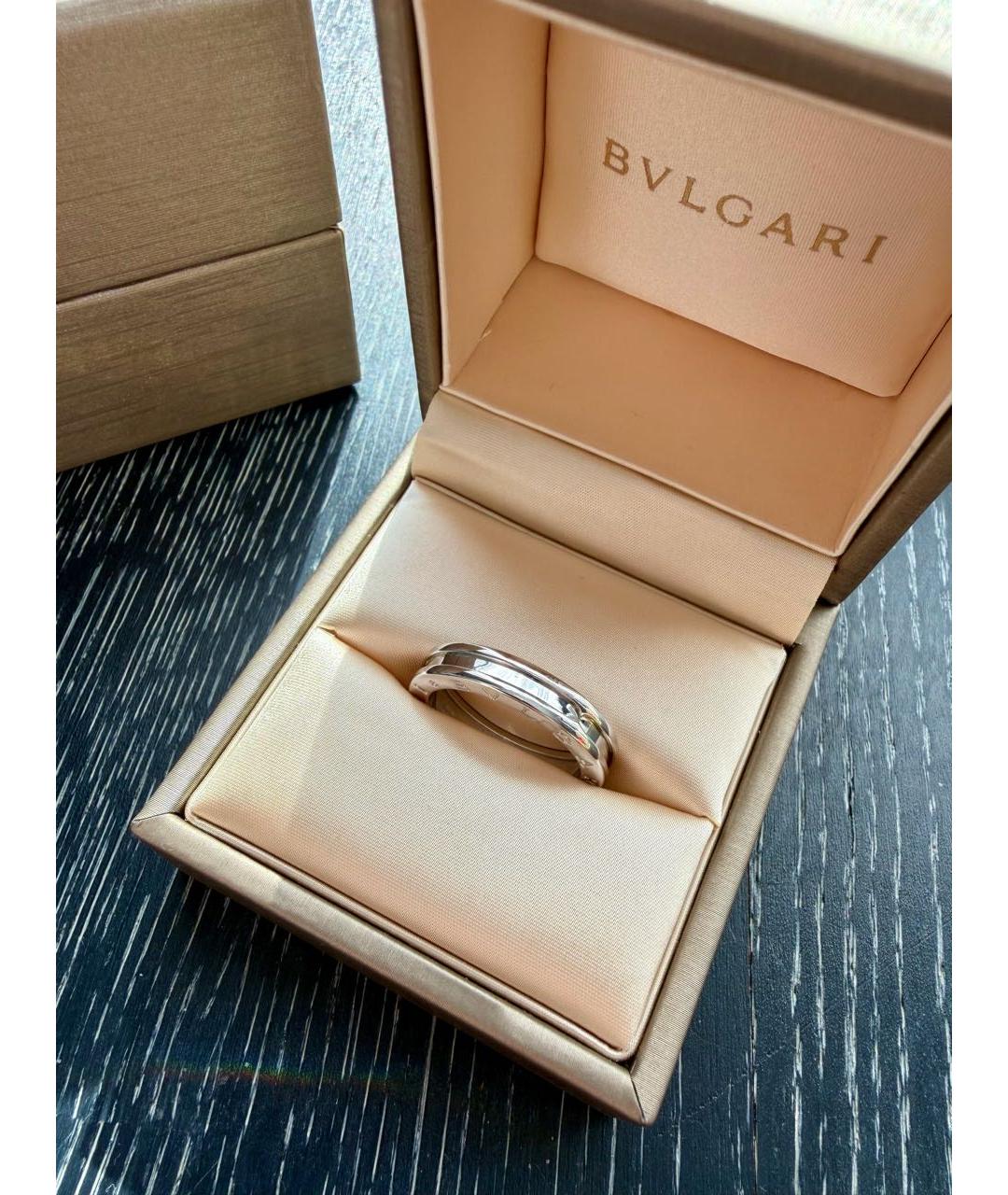 BVLGARI Серебряное кольцо из белого золота, фото 2