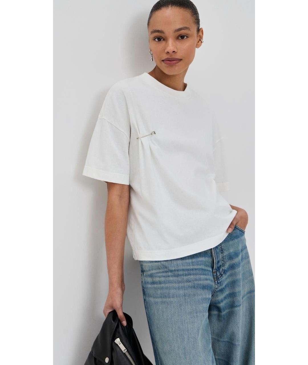 HALFBOY Белая хлопковая футболка, фото 2