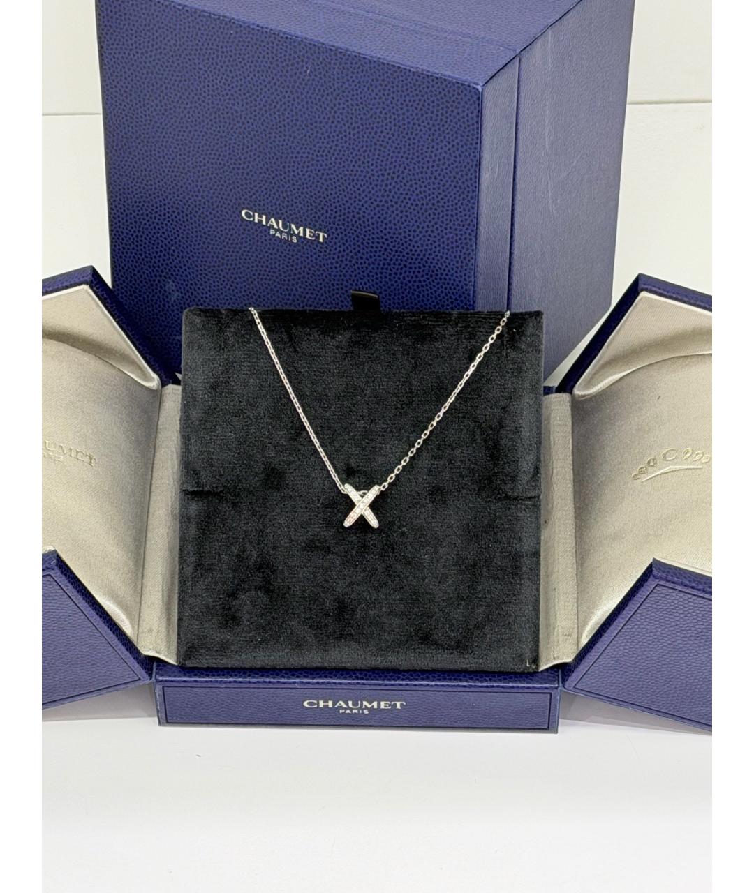 CHAUMET Серебряное колье из белого золота, фото 7