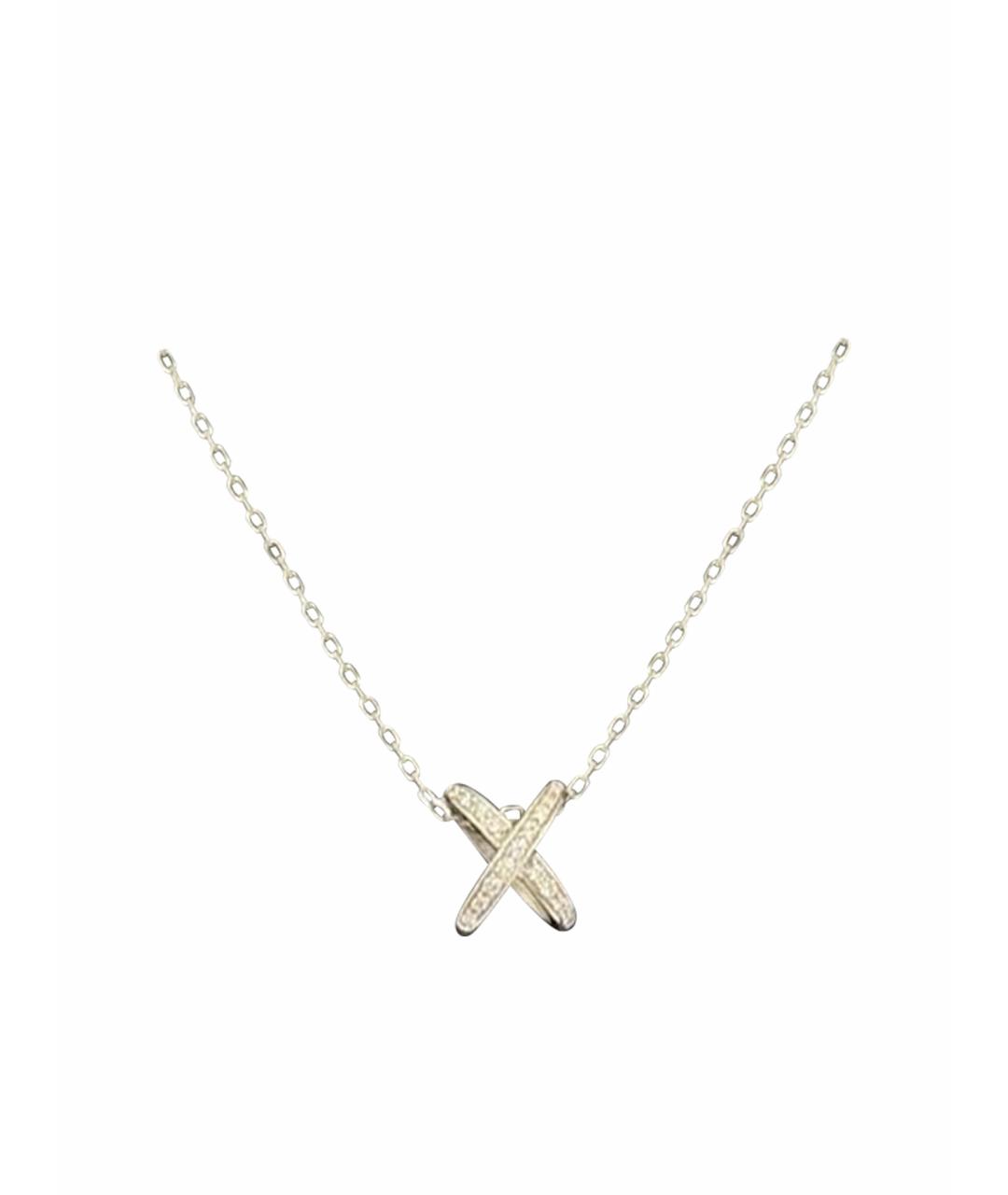 CHAUMET Серебряное колье из белого золота, фото 1