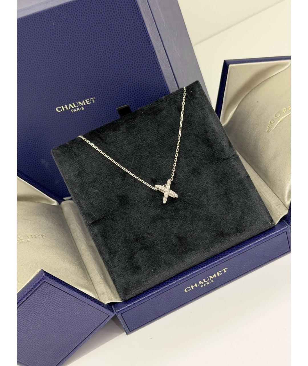 CHAUMET Серебряное колье из белого золота, фото 2