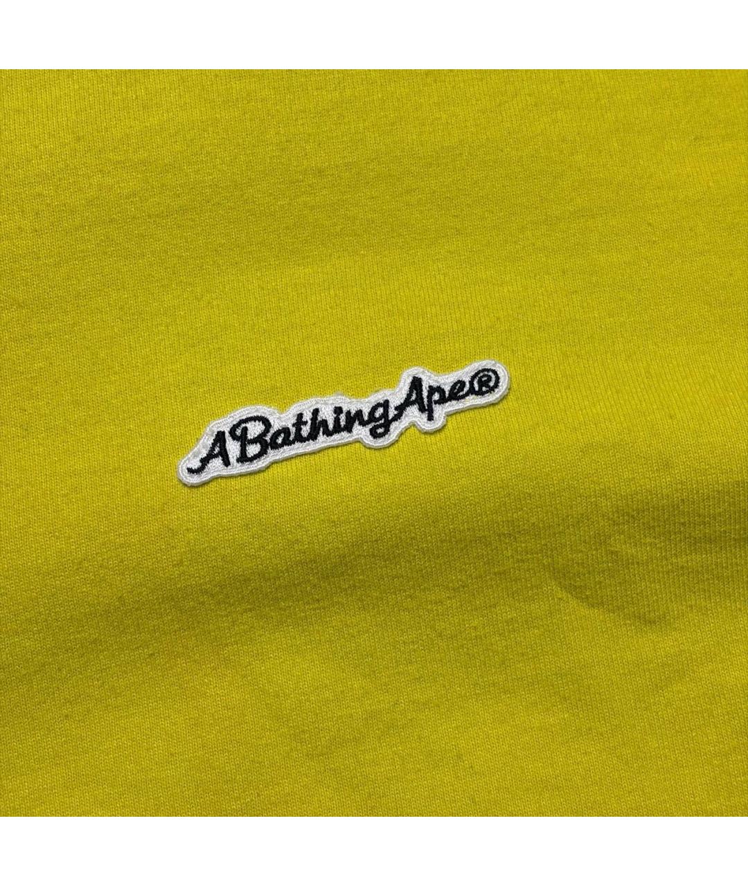 BAPE Желтая хлопковая футболка, фото 4