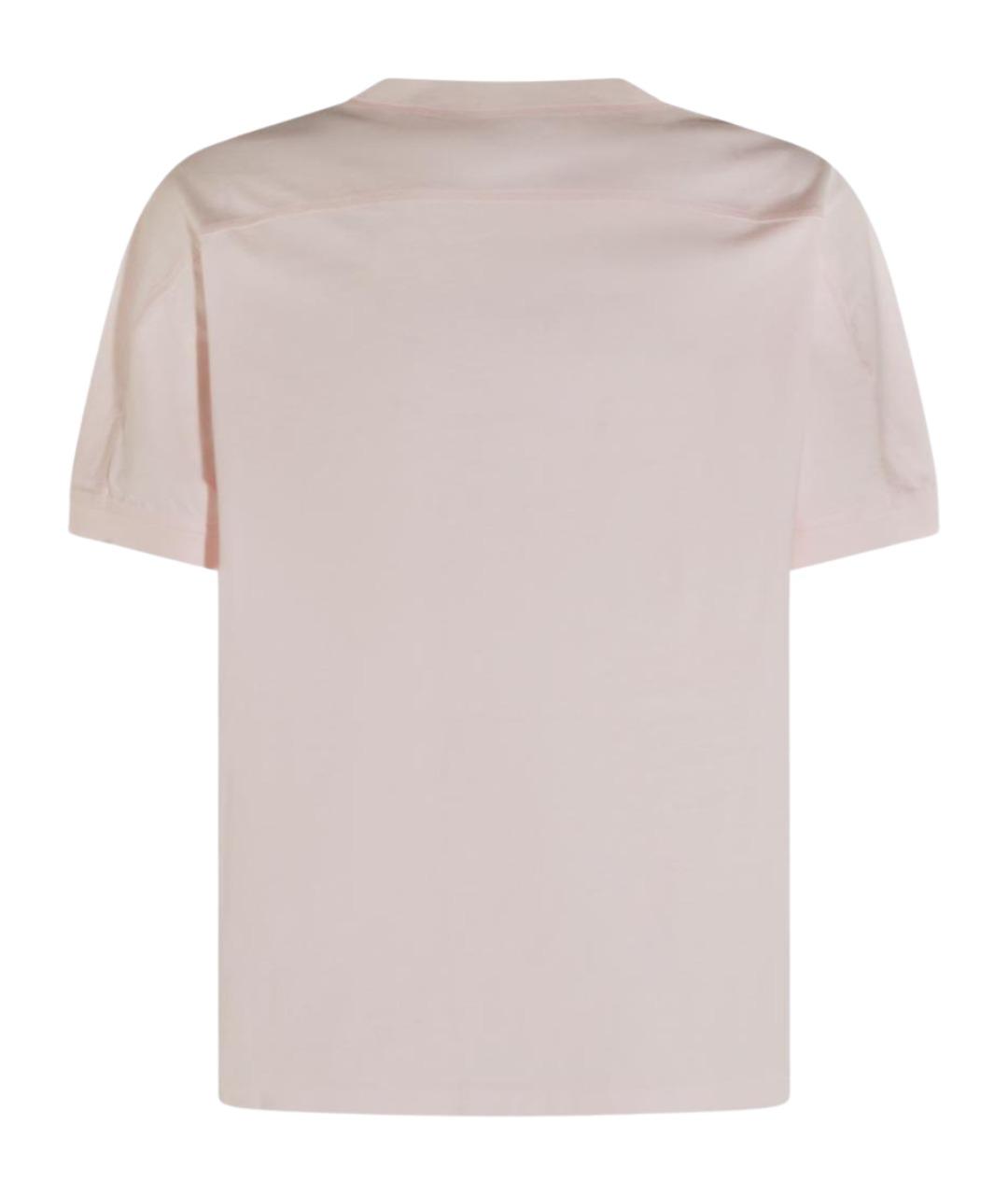 ANINE BING Розовая хлопковая футболка, фото 2