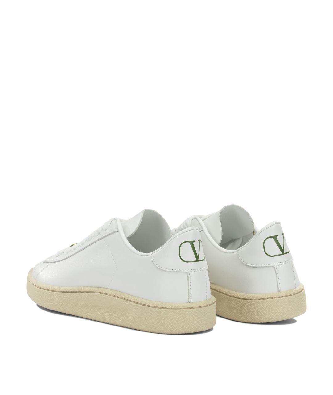 VALENTINO Белые кожаные кроссовки, фото 3