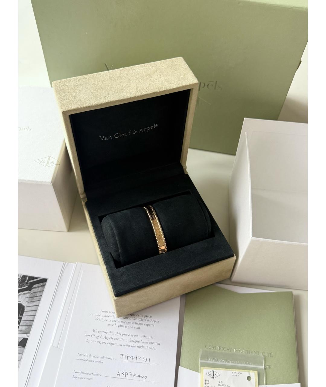 VAN CLEEF & ARPELS Золотой браслет из розового золота, фото 4