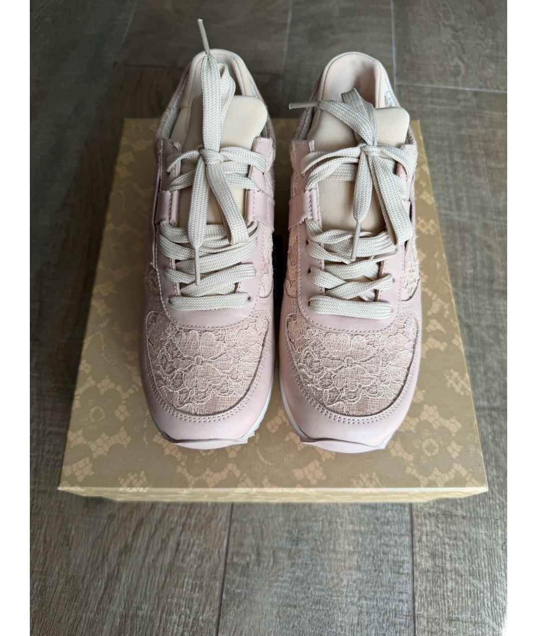 DOLCE&GABBANA Бежевые кроссовки, фото 2