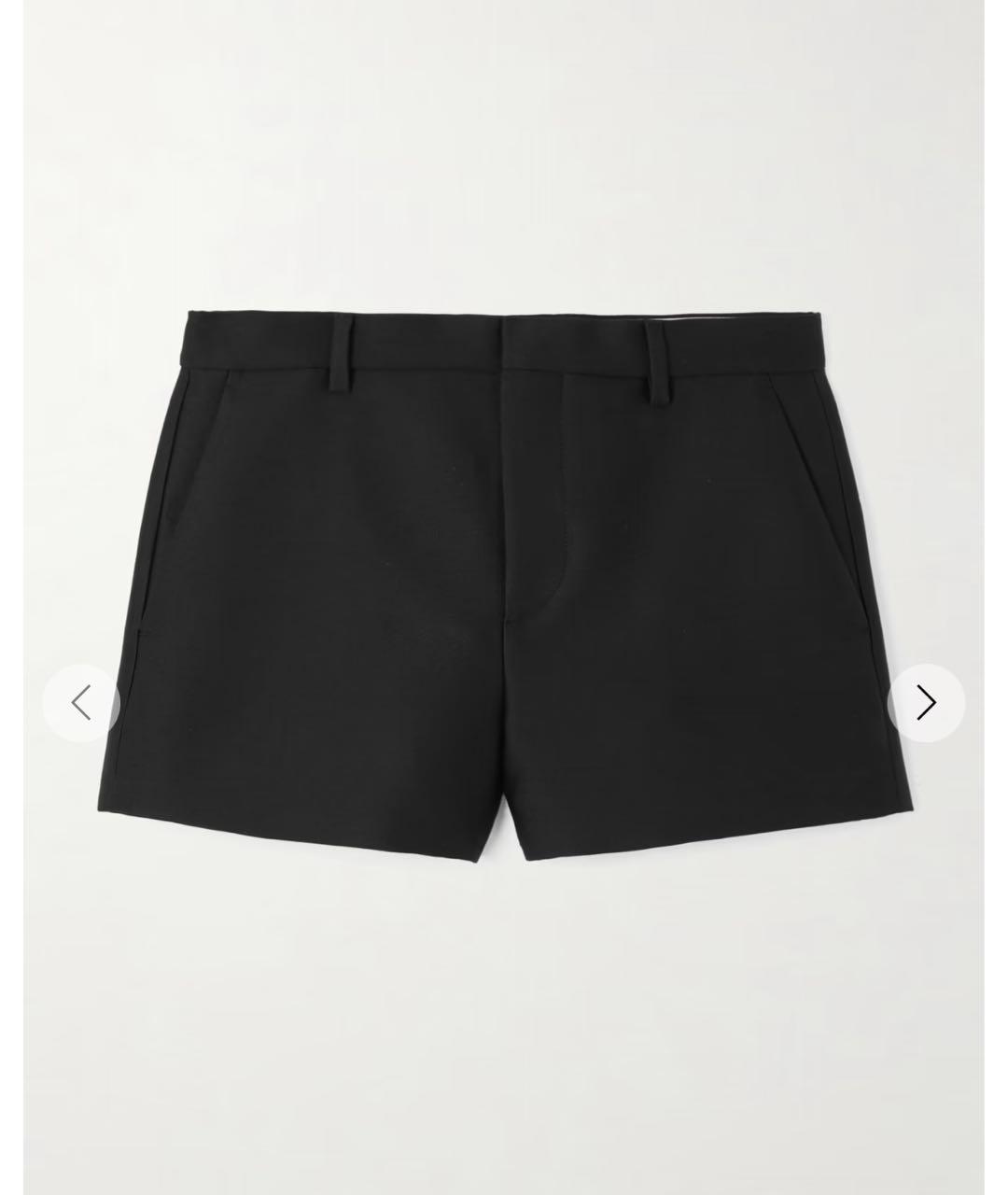 GUCCI Черные шерстяные шорты, фото 6