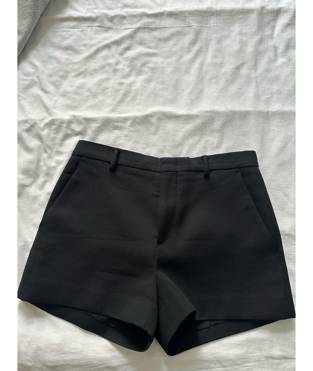 GUCCI Черные шерстяные шорты, фото 3