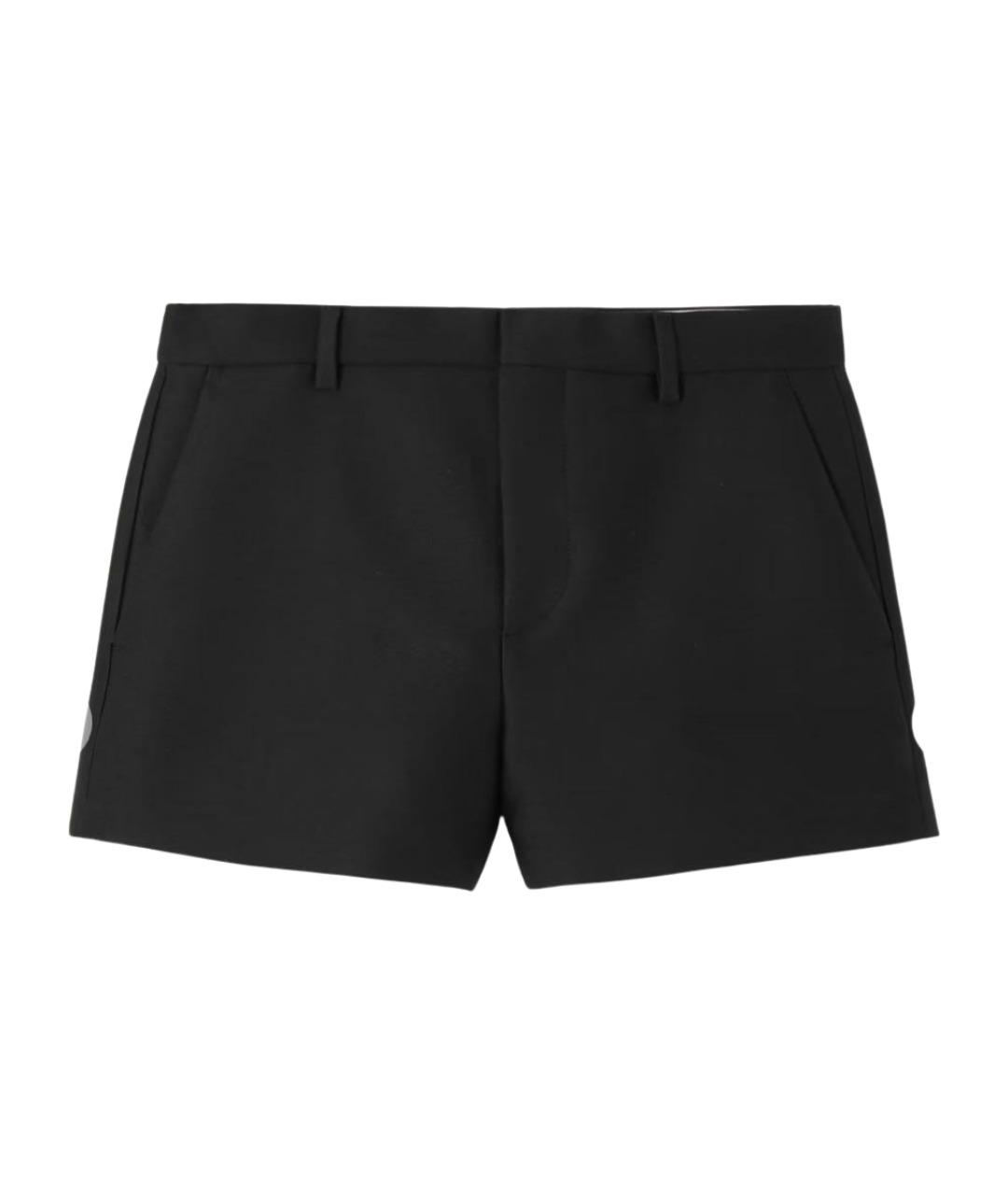 GUCCI Черные шерстяные шорты, фото 1