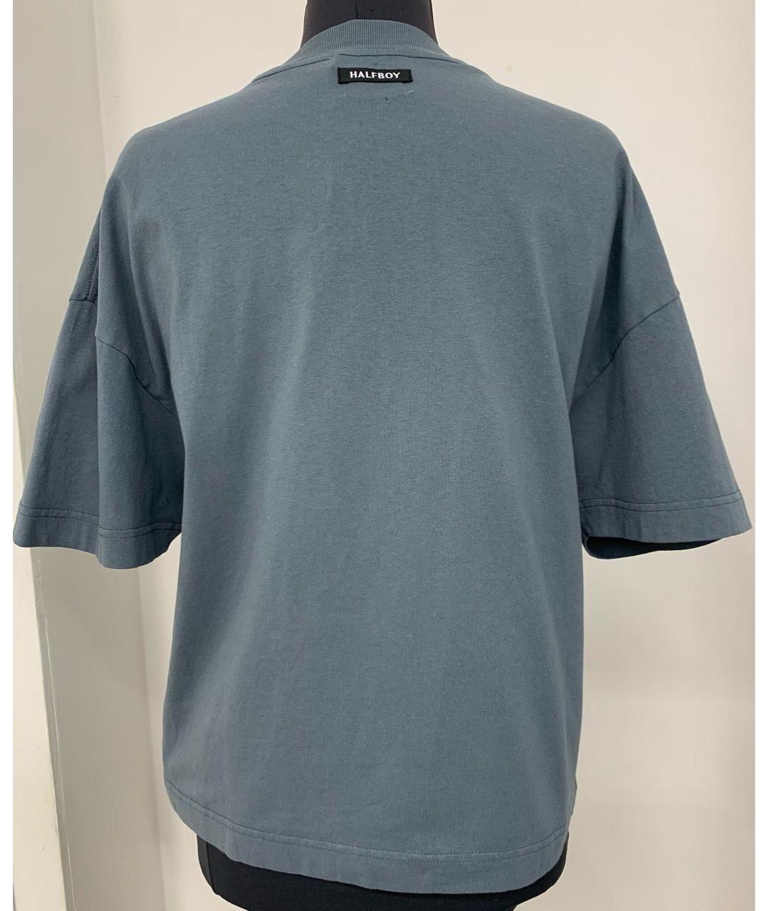 HALFBOY Серая хлопковая футболка, фото 4