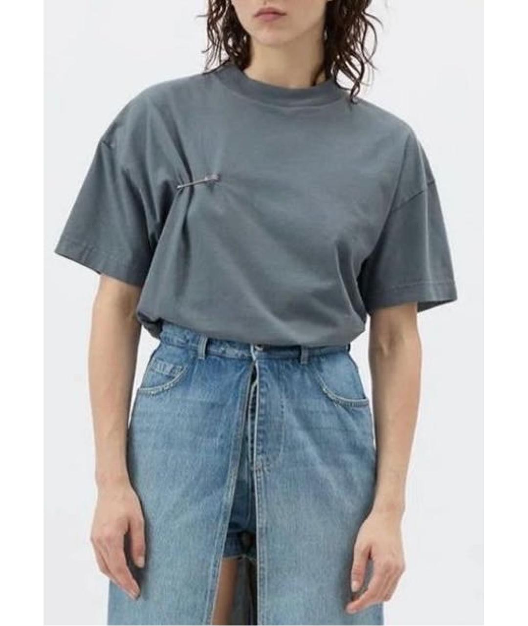 HALFBOY Серая хлопковая футболка, фото 2