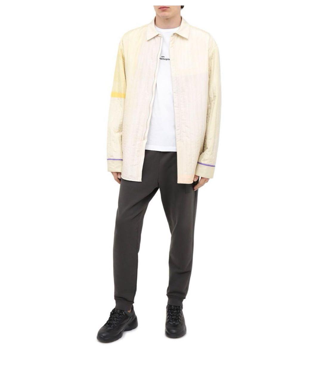 MAISON MARGIELA Белая хлопковая футболка, фото 4