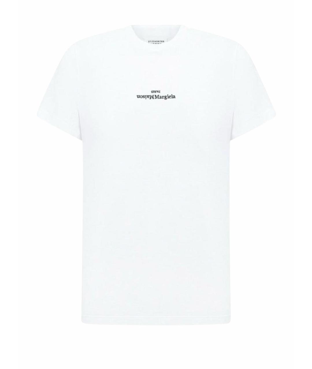 MAISON MARGIELA Белая хлопковая футболка, фото 5
