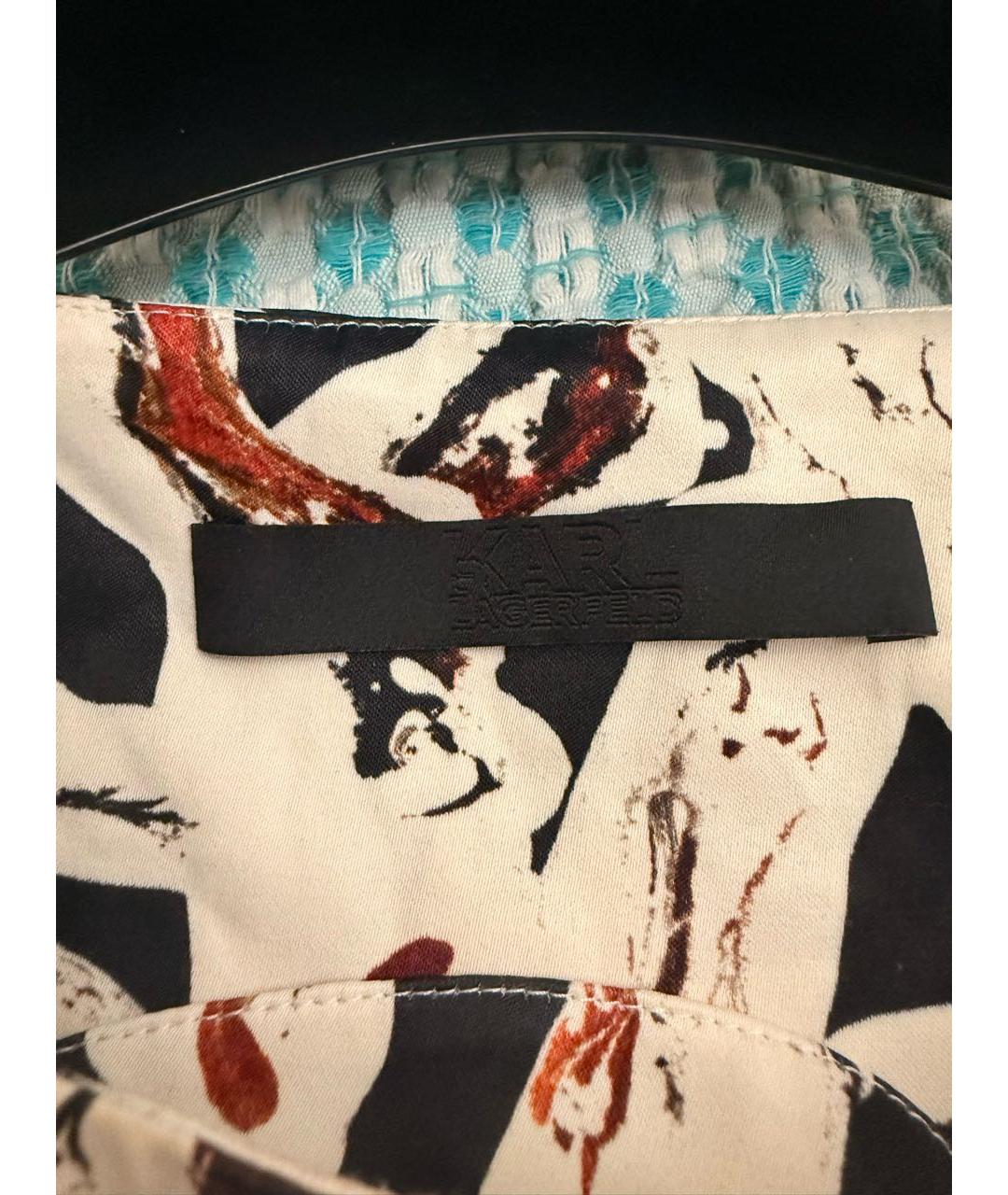 KARL LAGERFELD Мульти вискозная блузы, фото 2