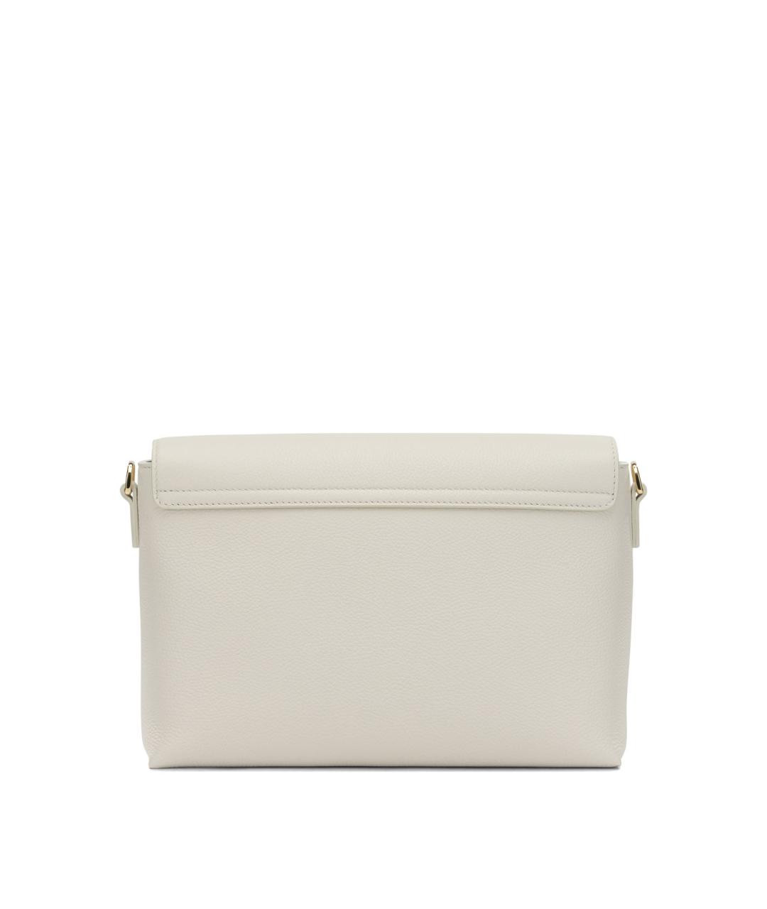 BURBERRY Белая кожаная сумка через плечо, фото 3