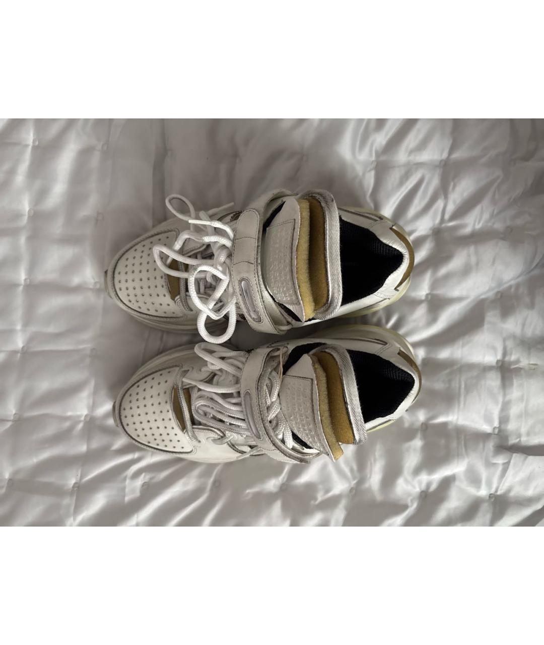 MAISON MARGIELA Белые кожаные кроссовки, фото 3
