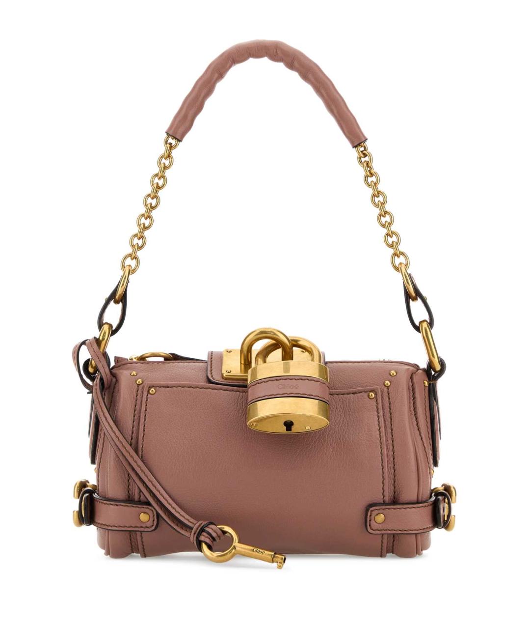 CHLOE Розовая кожаная сумка тоут, фото 1