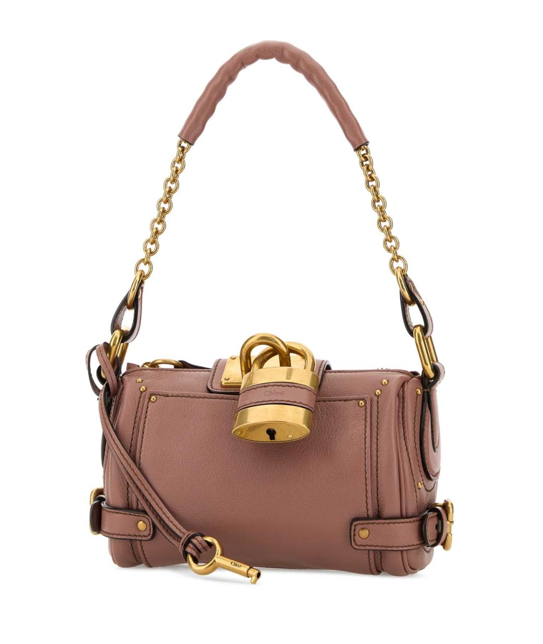 CHLOE Розовая кожаная сумка тоут, фото 2