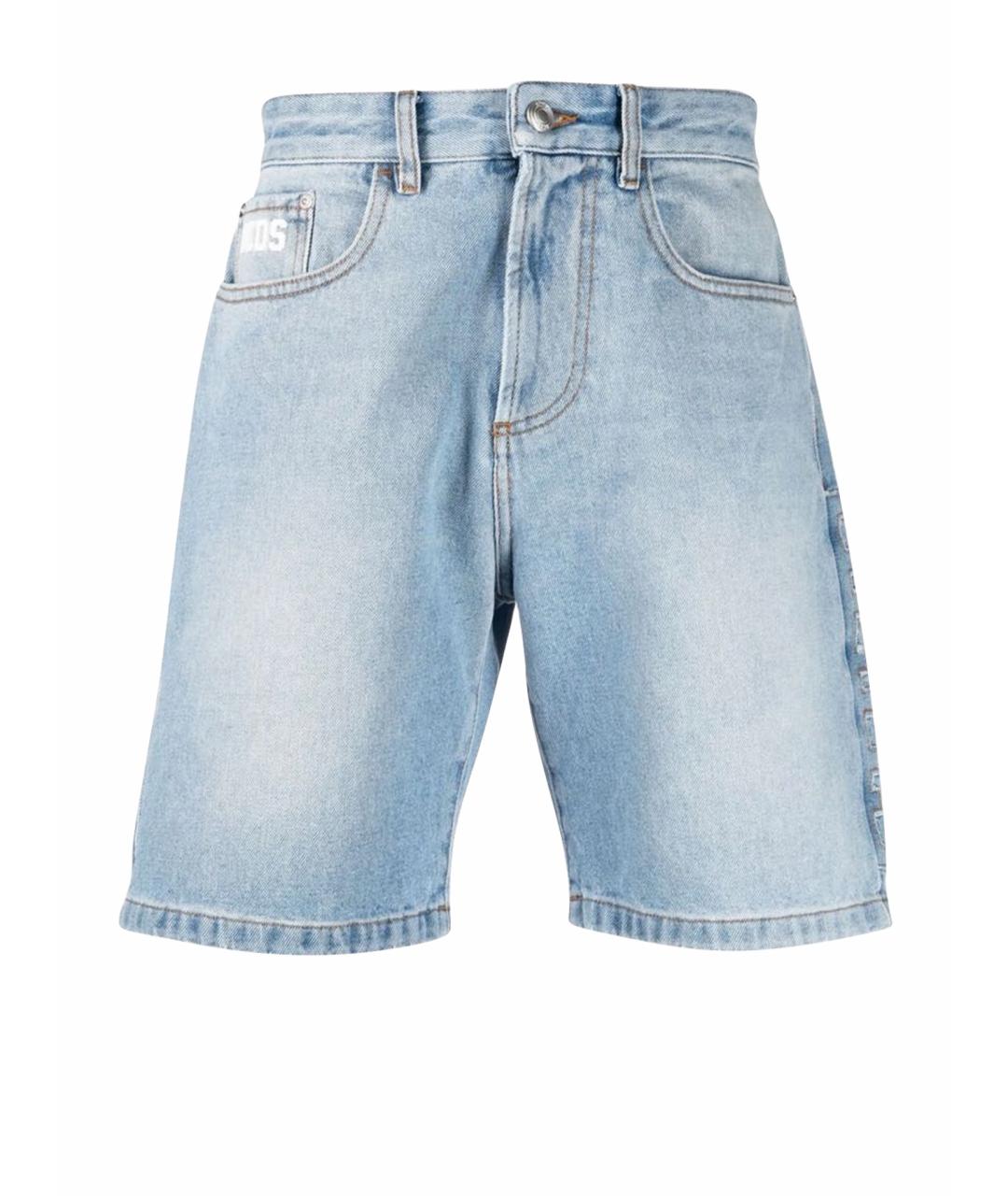 GCDS Голубые хлопковые шорты, фото 1