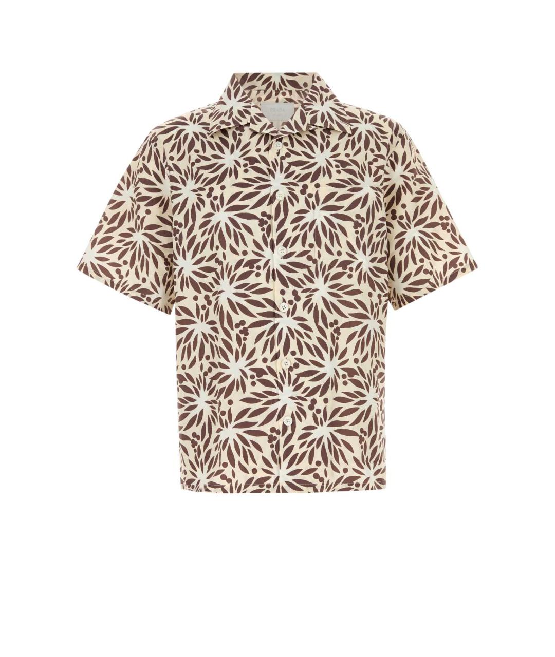 PRADA Мульти хлопко-шелковая кэжуал рубашка, фото 1