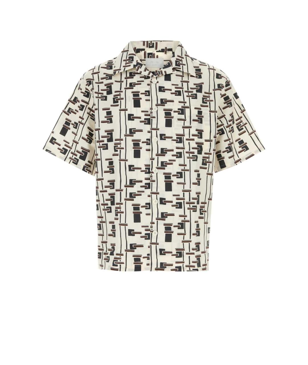 PRADA Мульти хлопко-шелковая кэжуал рубашка, фото 1