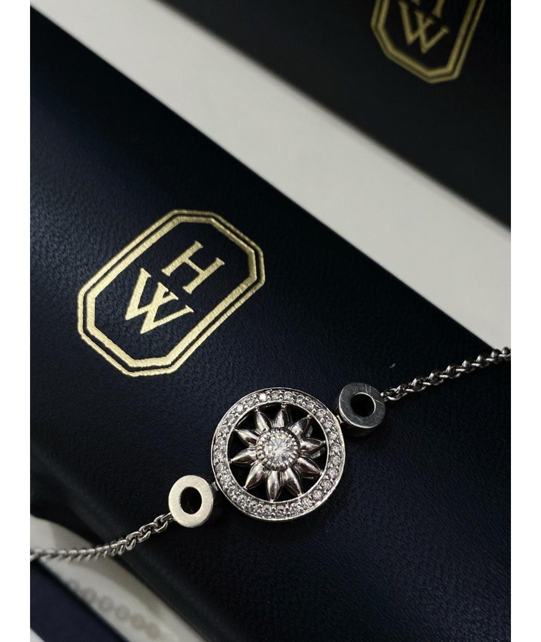 Harry Winston Серебрянный платиновый браслет, фото 5