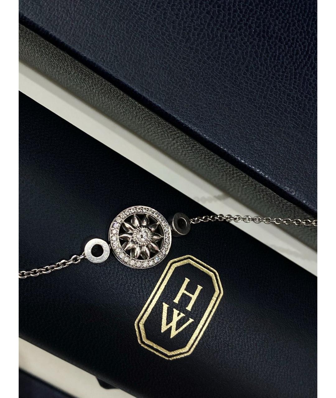 Harry Winston Серебрянный платиновый браслет, фото 3