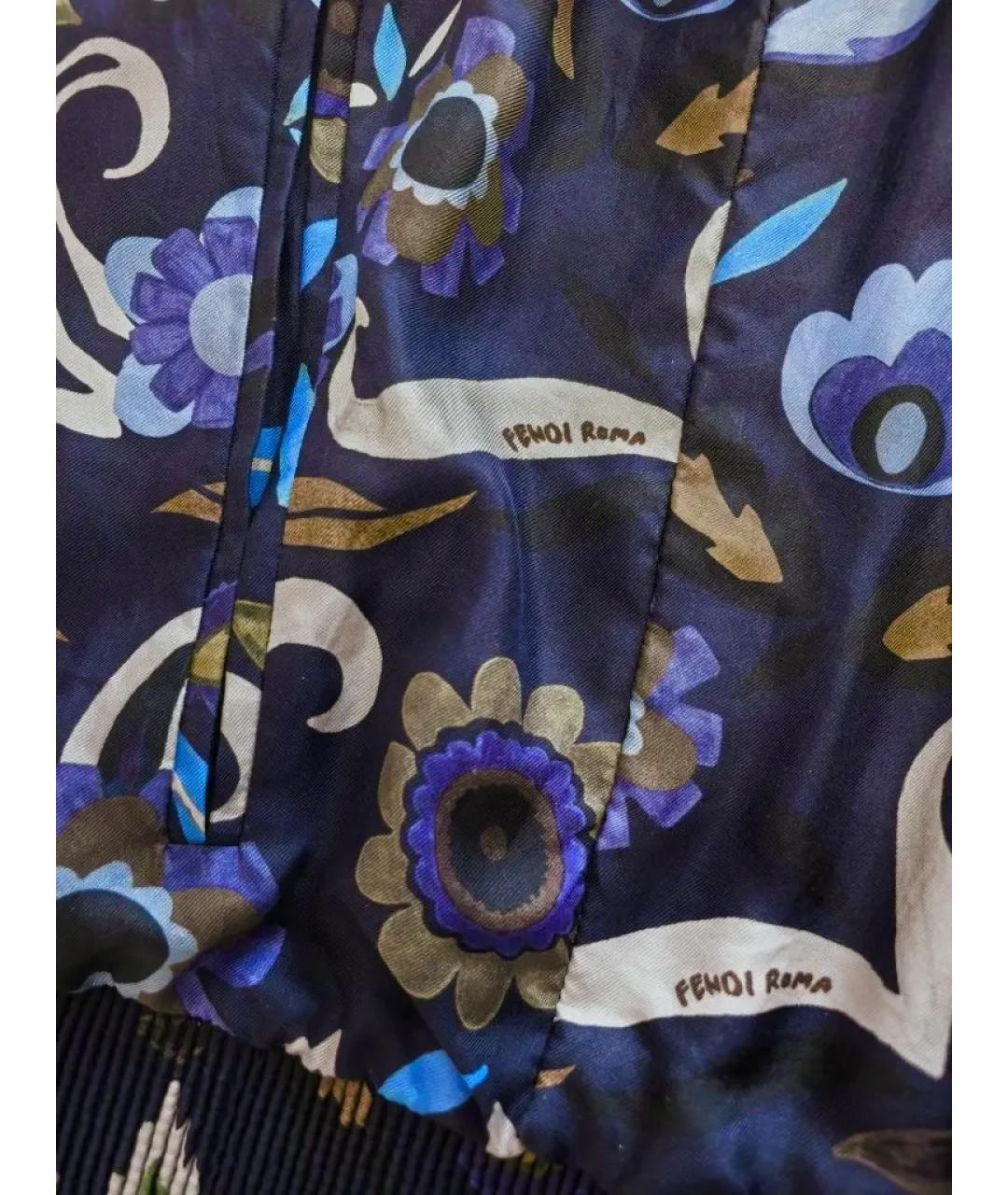 FENDI Мульти шелковая куртка, фото 3