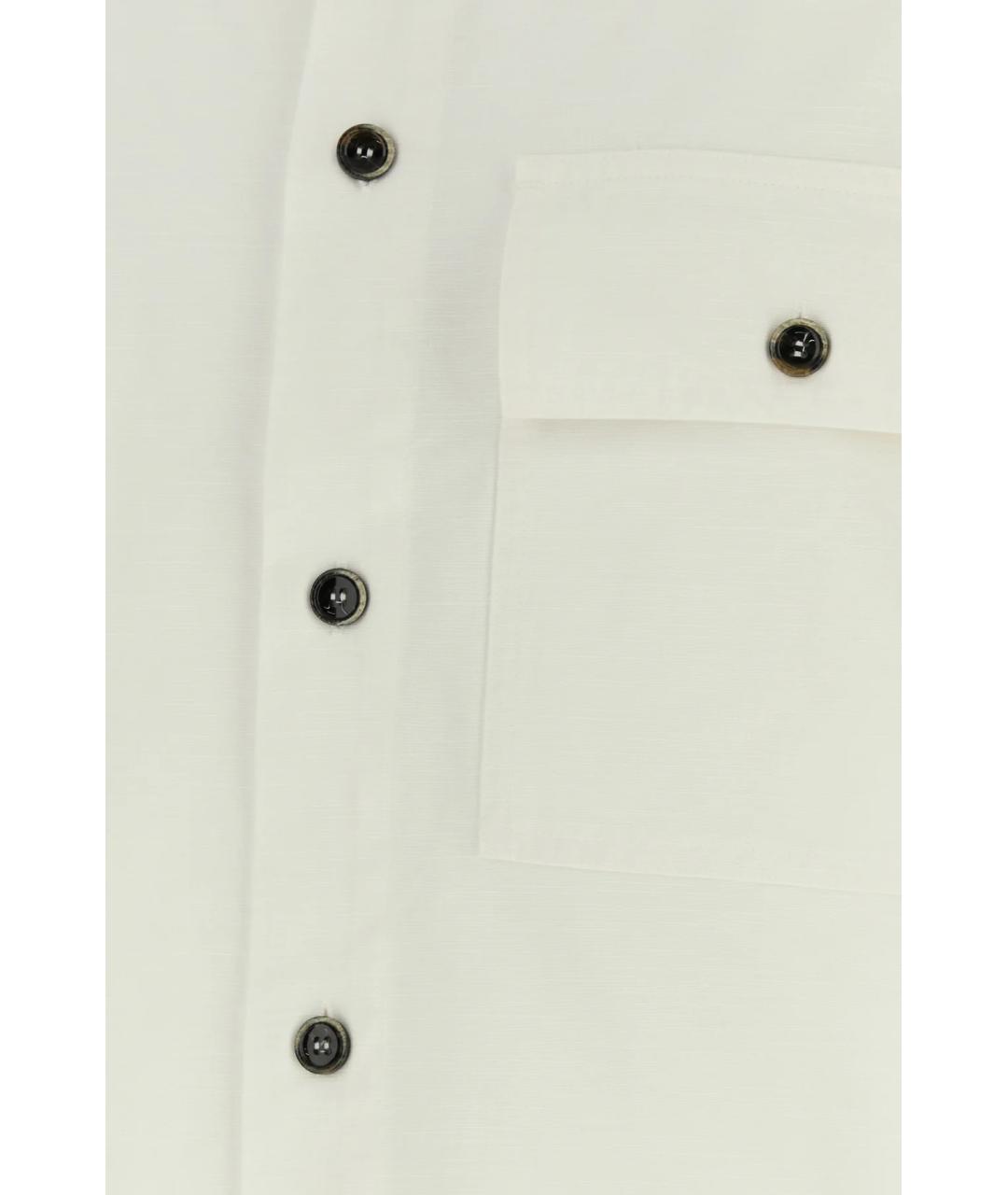 NINE IN THE MORNING Белая хлопковая кэжуал рубашка, фото 3