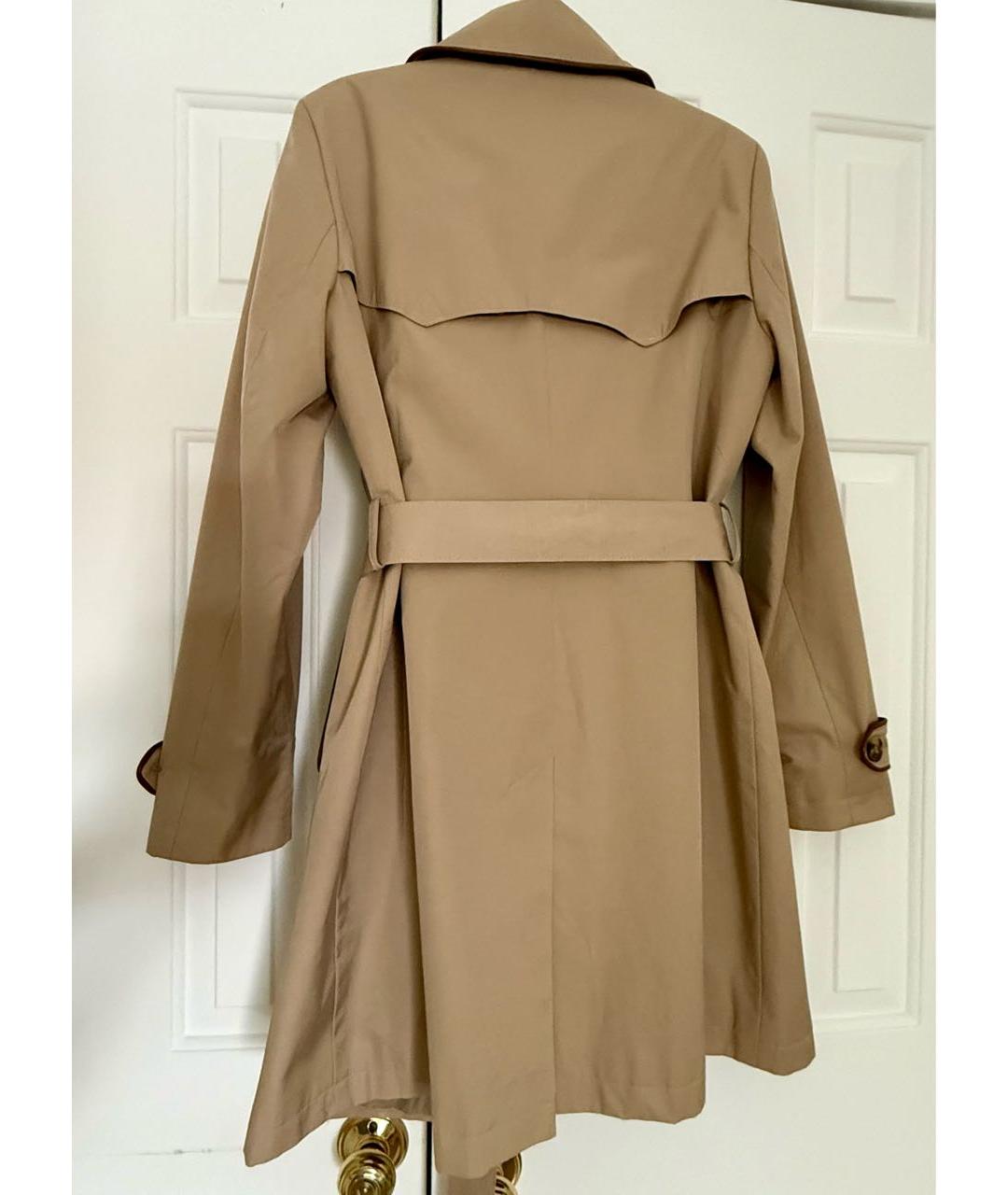 RALPH LAUREN Бежевый хлопковый тренч/плащ, фото 2