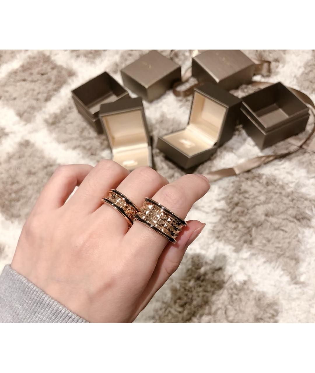 BVLGARI Золотое кольцо из розового золота, фото 8