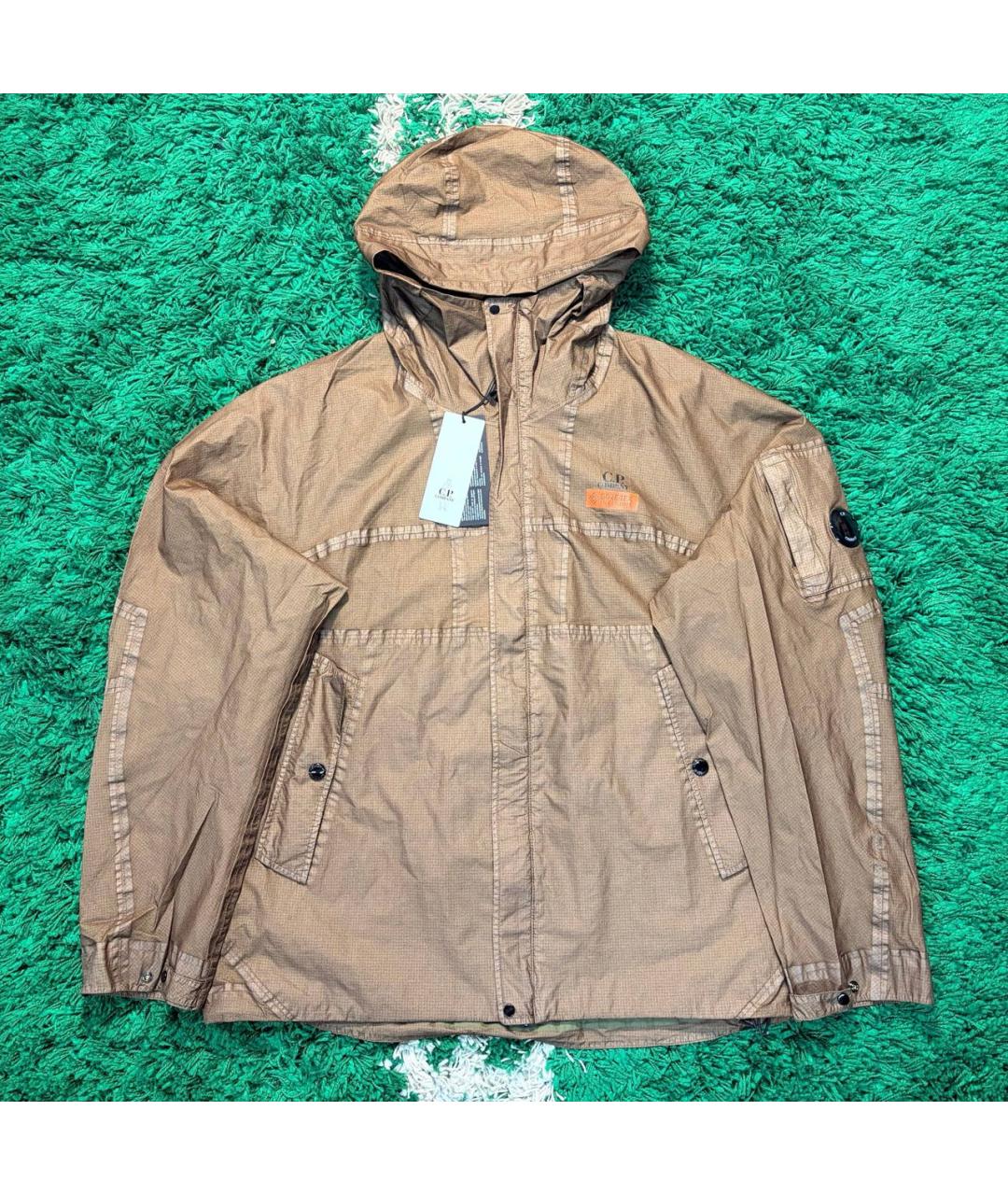 CP COMPANY Антрацитовая полиэстеровая куртка, фото 4