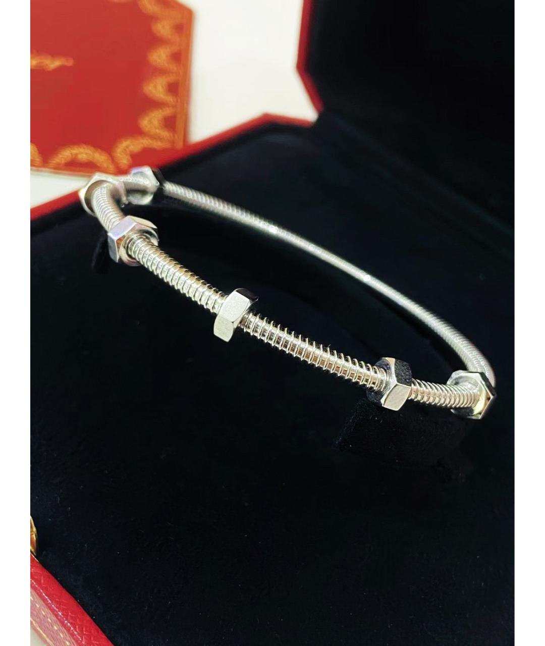 CARTIER Серебрянный браслет из белого золота, фото 8