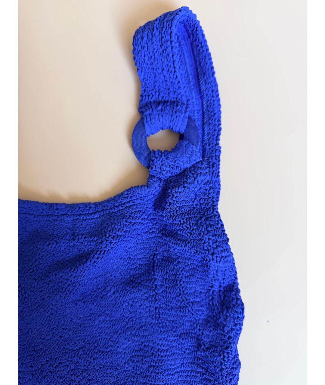 HUNZA G Синий купальник, фото 7