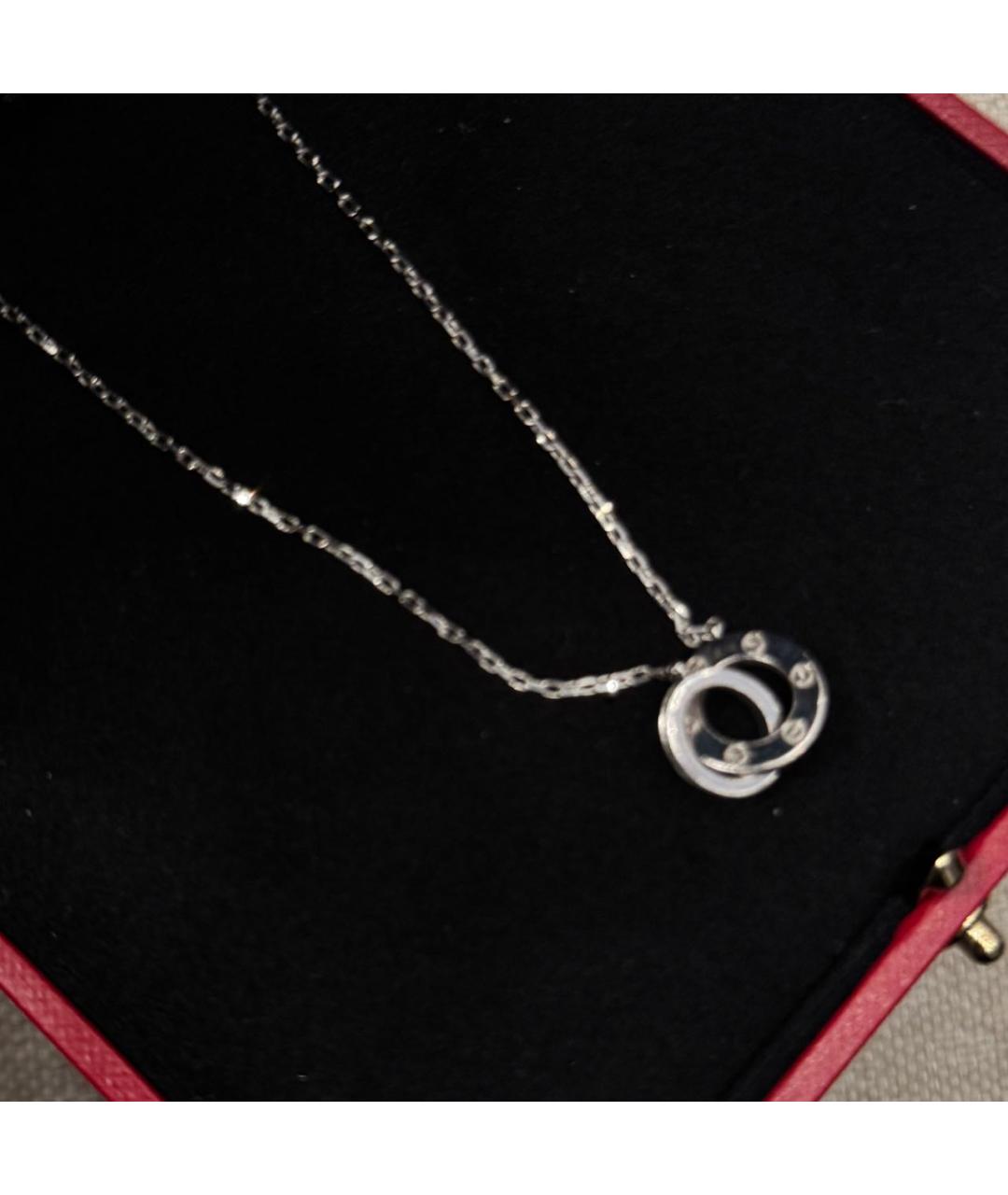 CARTIER Белое колье из белого золота, фото 5