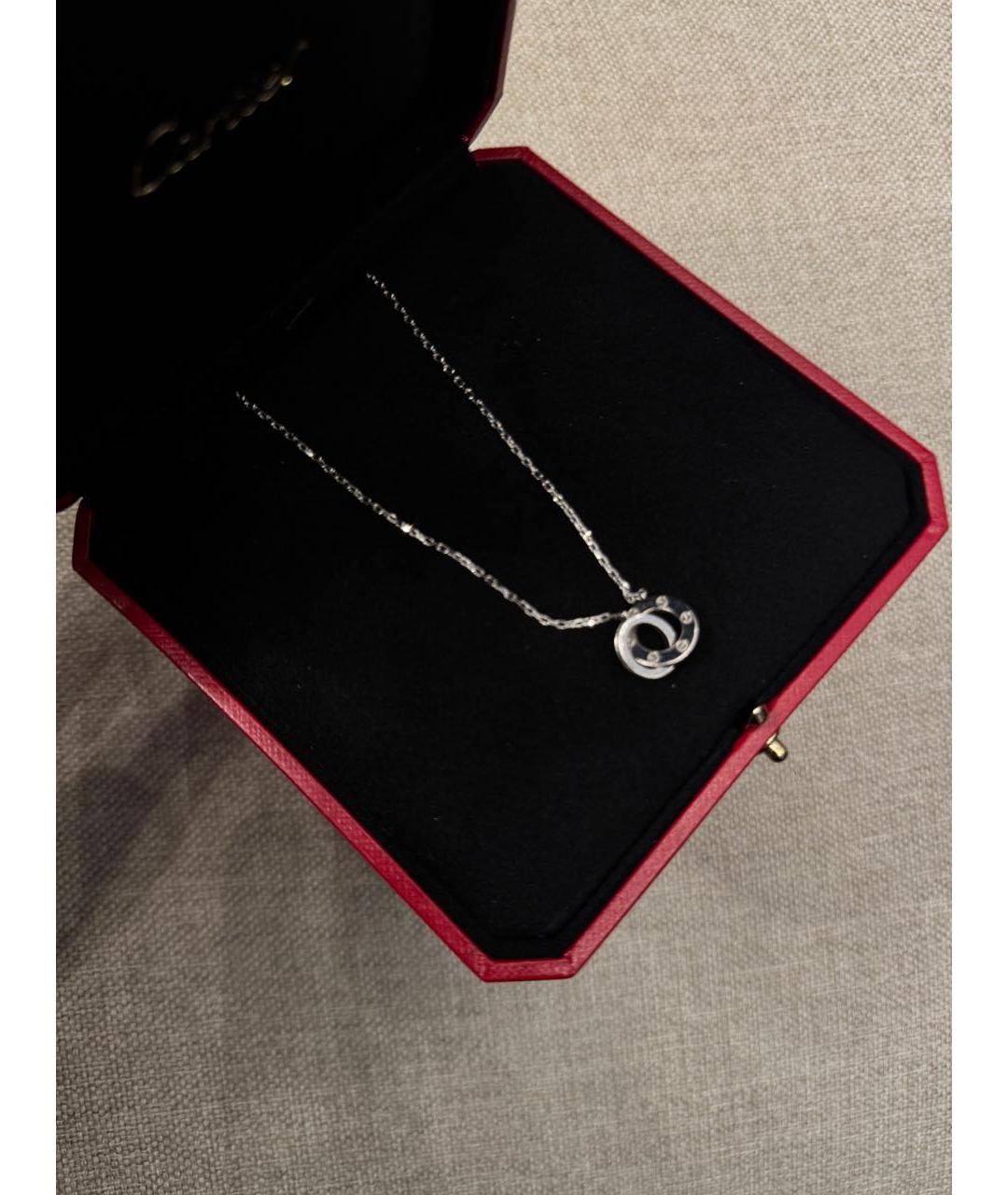 CARTIER Белое колье из белого золота, фото 2