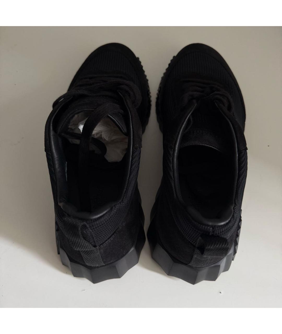 HERMES Черные низкие кроссовки / кеды, фото 3